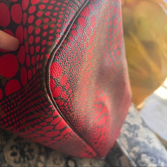 Louis Vuitton Kusama Neverfull MM Red - Picture 5 of 14